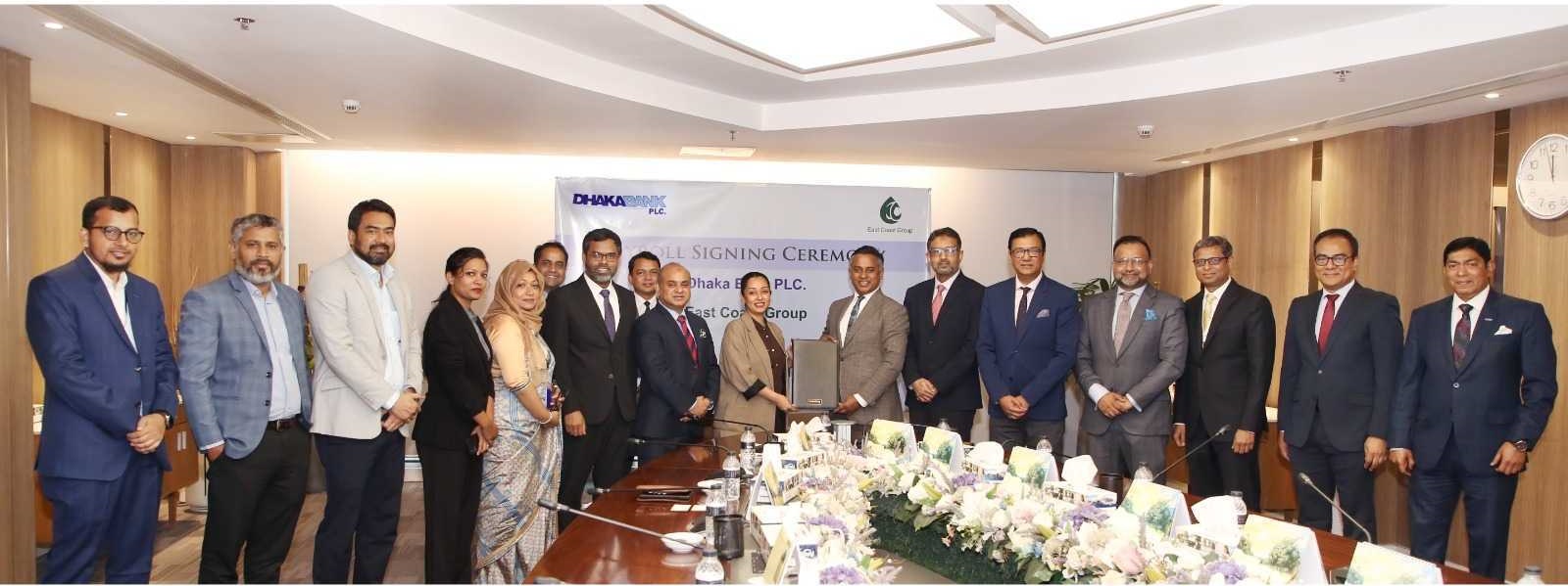 Dhaka Bank PLC. signs payroll banking agreement with East Coast Group